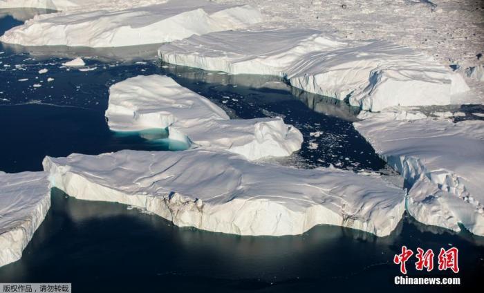 资料图:格陵兰岛,实拍雅各布港冰川。 资料图:格陵兰岛,实拍雅各布港冰川。